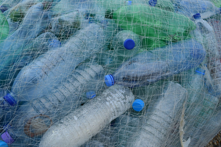 plastic bottles