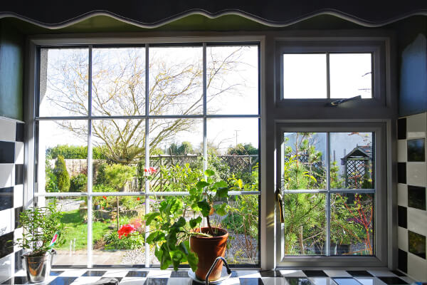 sunny kitchen cleaned house