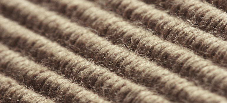 Natural fibre carpeting