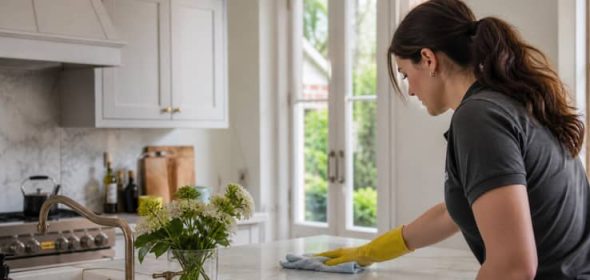 Illustration representing what to expect from a deep house cleaning